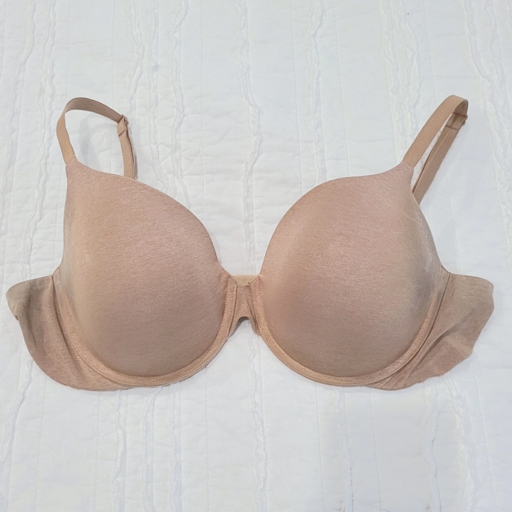 Victoria's Secret, Nude, Tan, 38D, Uplift, Semi Demi, Body by Victor T-Shirt Bra